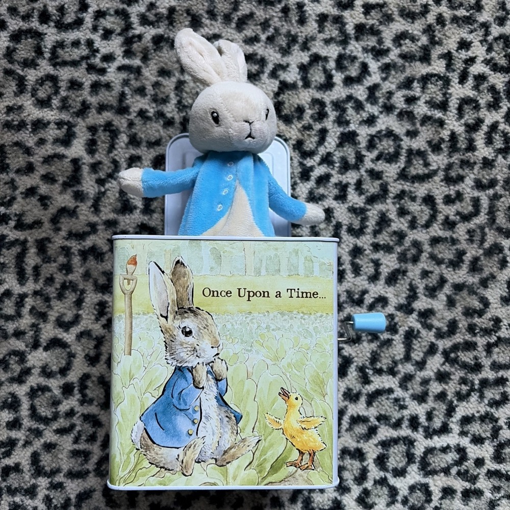 Peter Rabbit Jack In The Box Toy Beatrix Potter Music Metal Kids Preferred